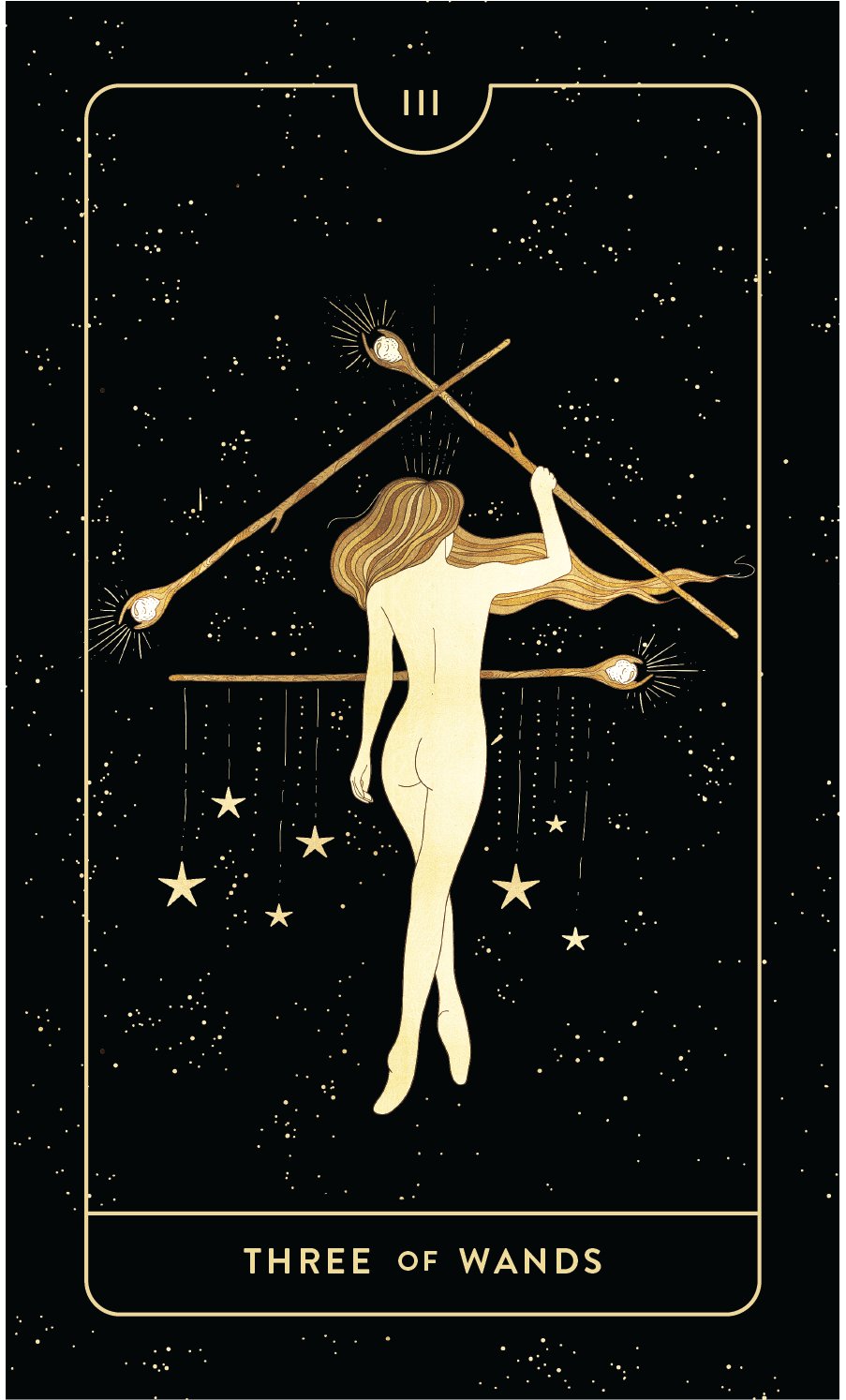 THREE OF WANDS
