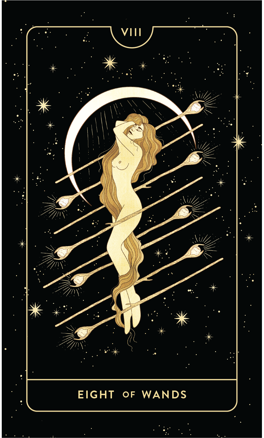 EIGHT OF WANDS