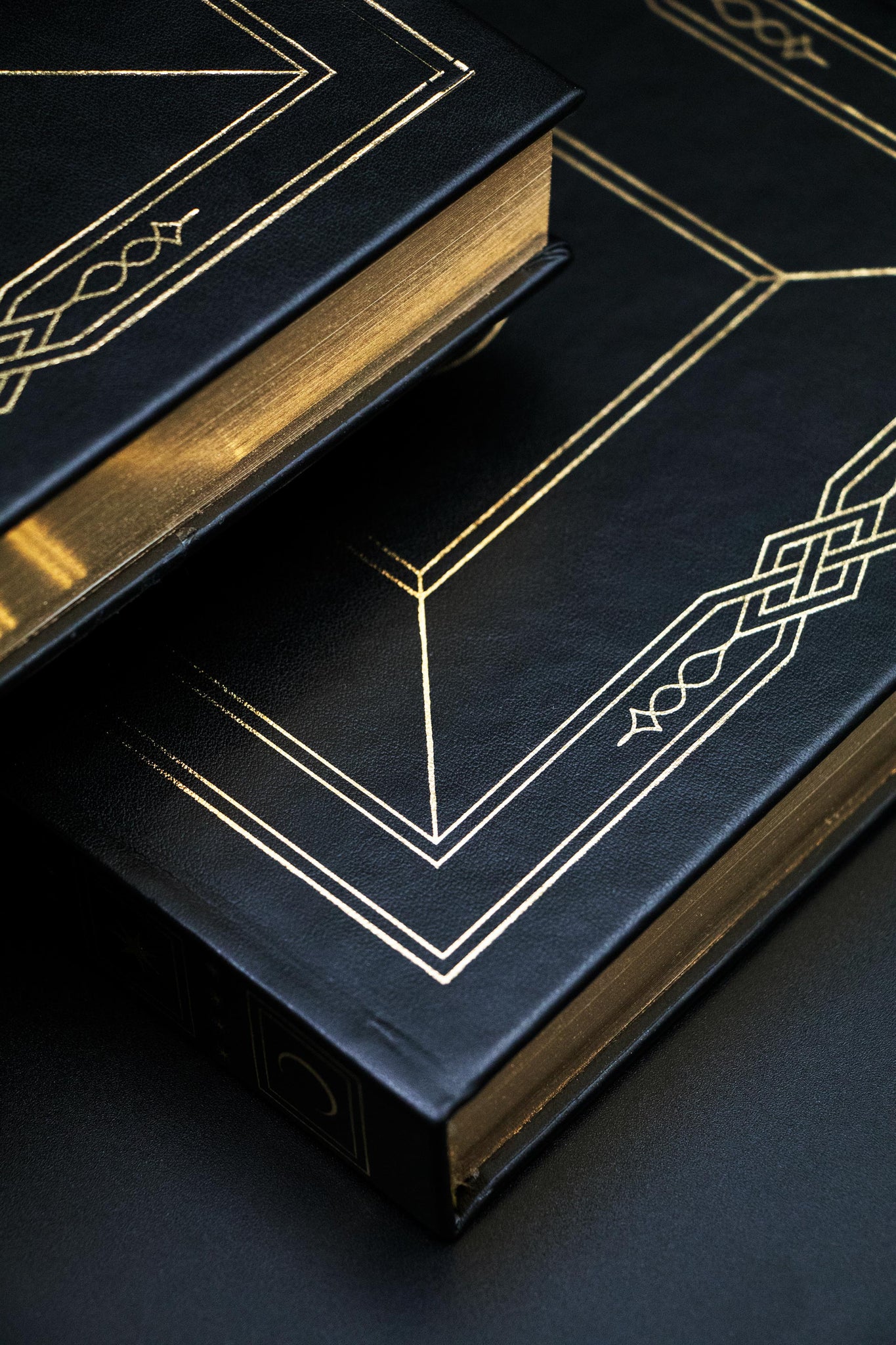 Grimoire Noble Edition, leather book with and gold foil for witches and magic, by Cocorrina & Co