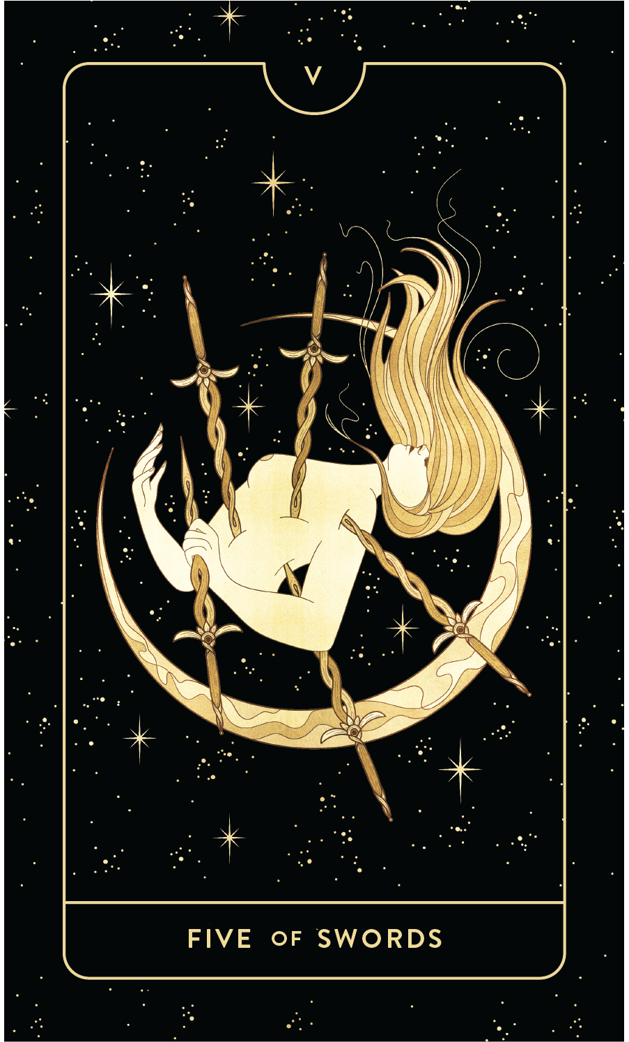 The Tower tarot card representing feminine rage and upheaval