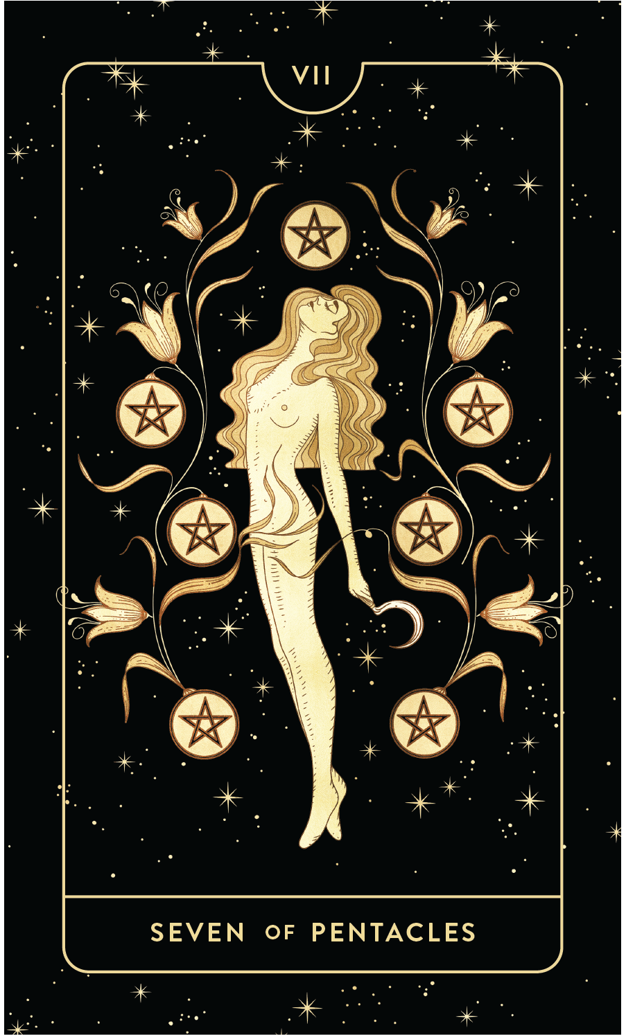 SEVEN OF PENTACLES