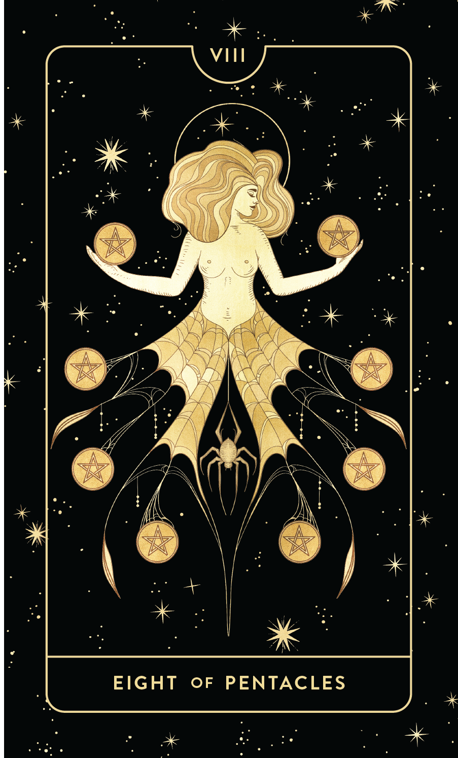 EIGHT OF PENTACLES