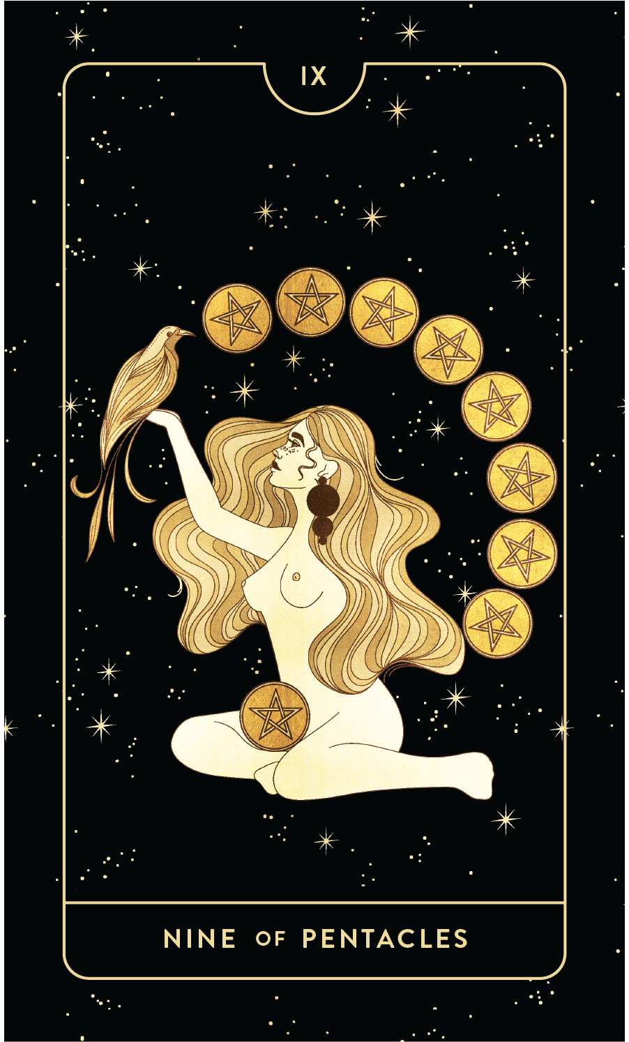 NINE OF PENTACLES