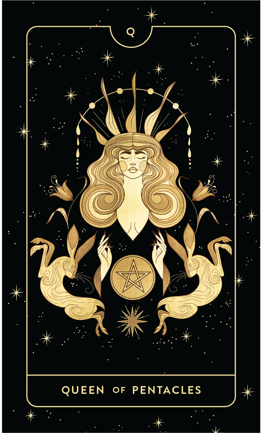 QUEEN OF PENTACLES