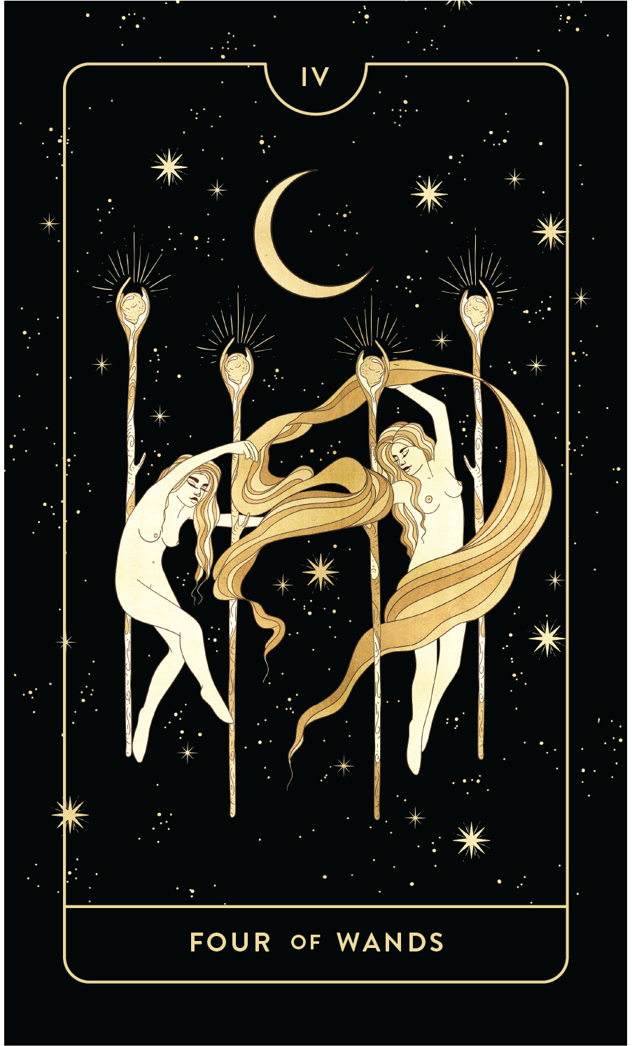 FOUR OF WANDS