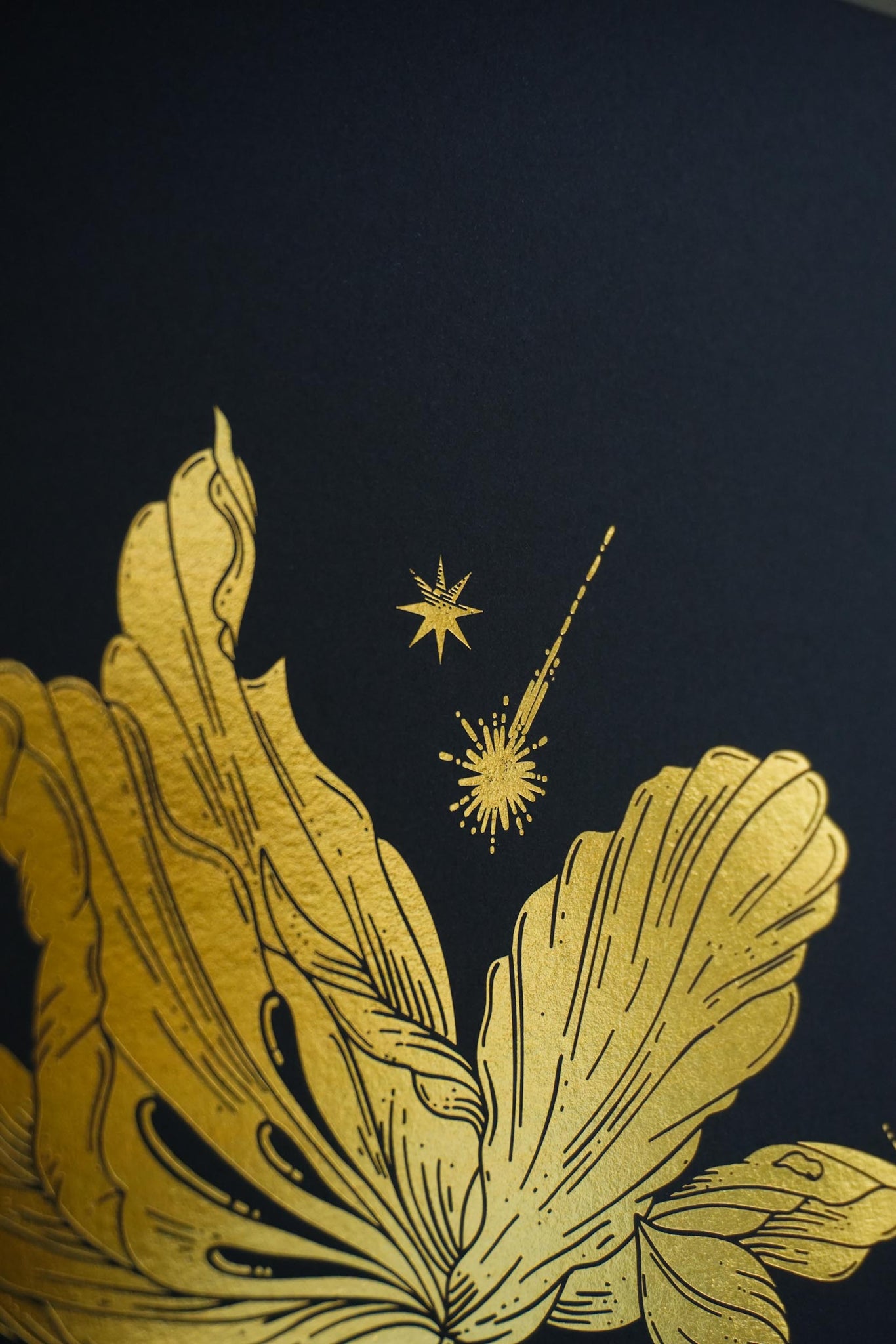 Cosmic Tulip Art Print