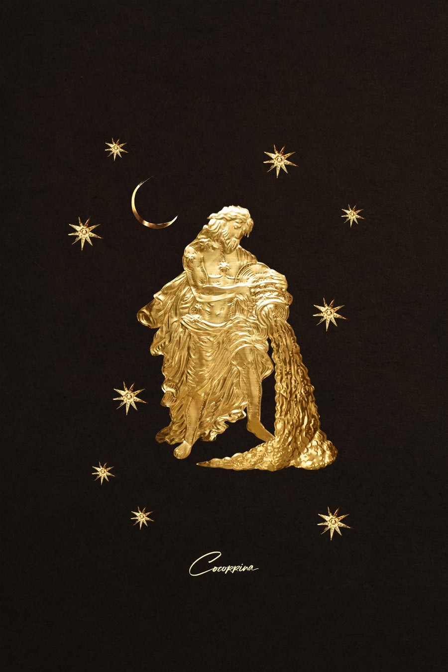 Aquarius - Large Brass Legacy