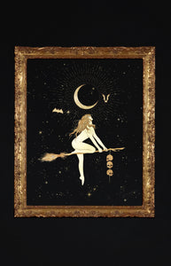 Death Witch Art Print Cocorrina