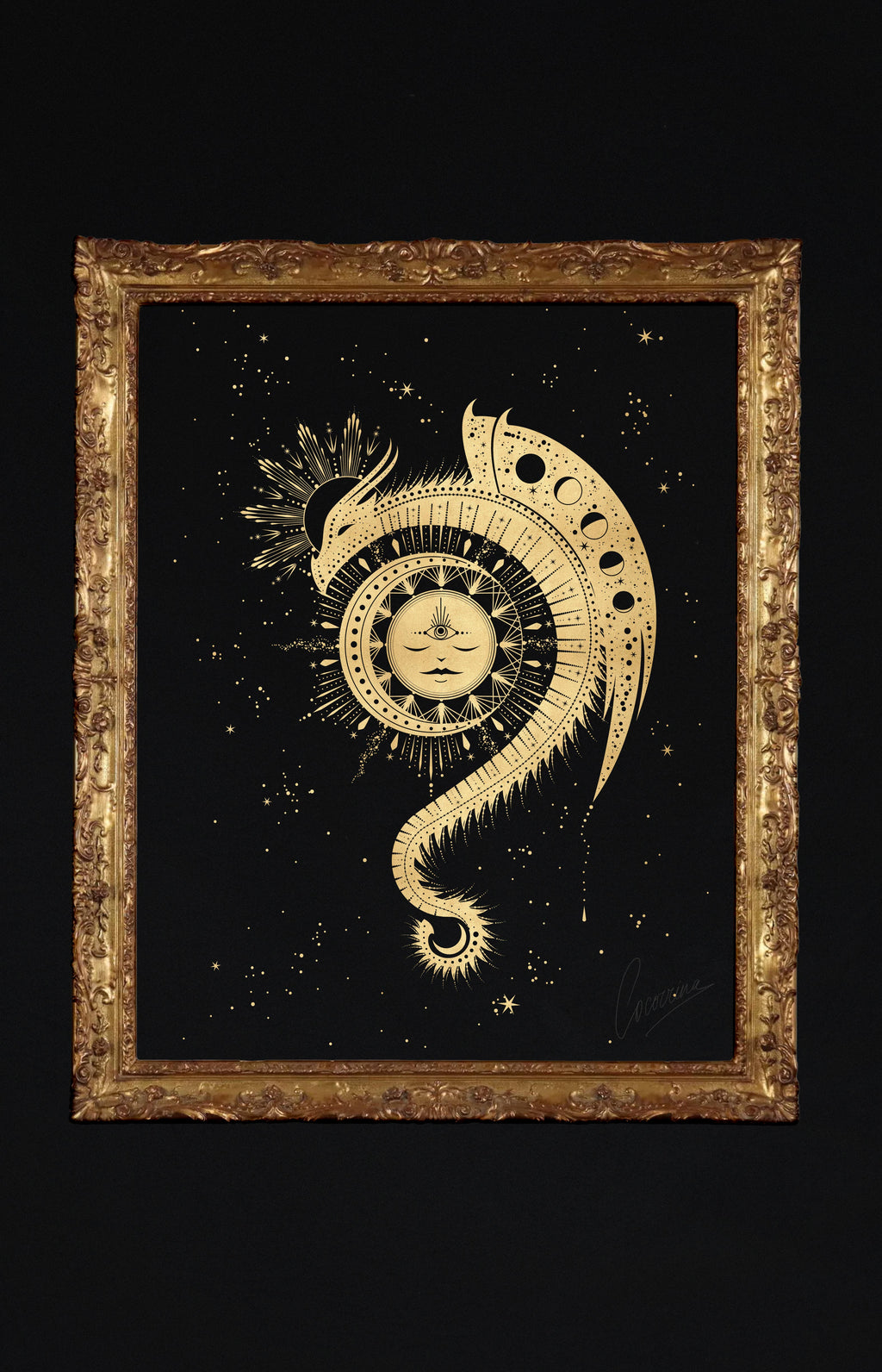 Magic Dragon Printable Art Cocorrina