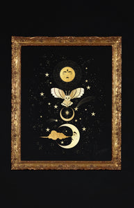 Owl Totem Printable Art Cocorrina