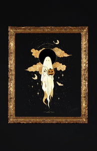 Samhain Ghost Printable Art Cocorrina