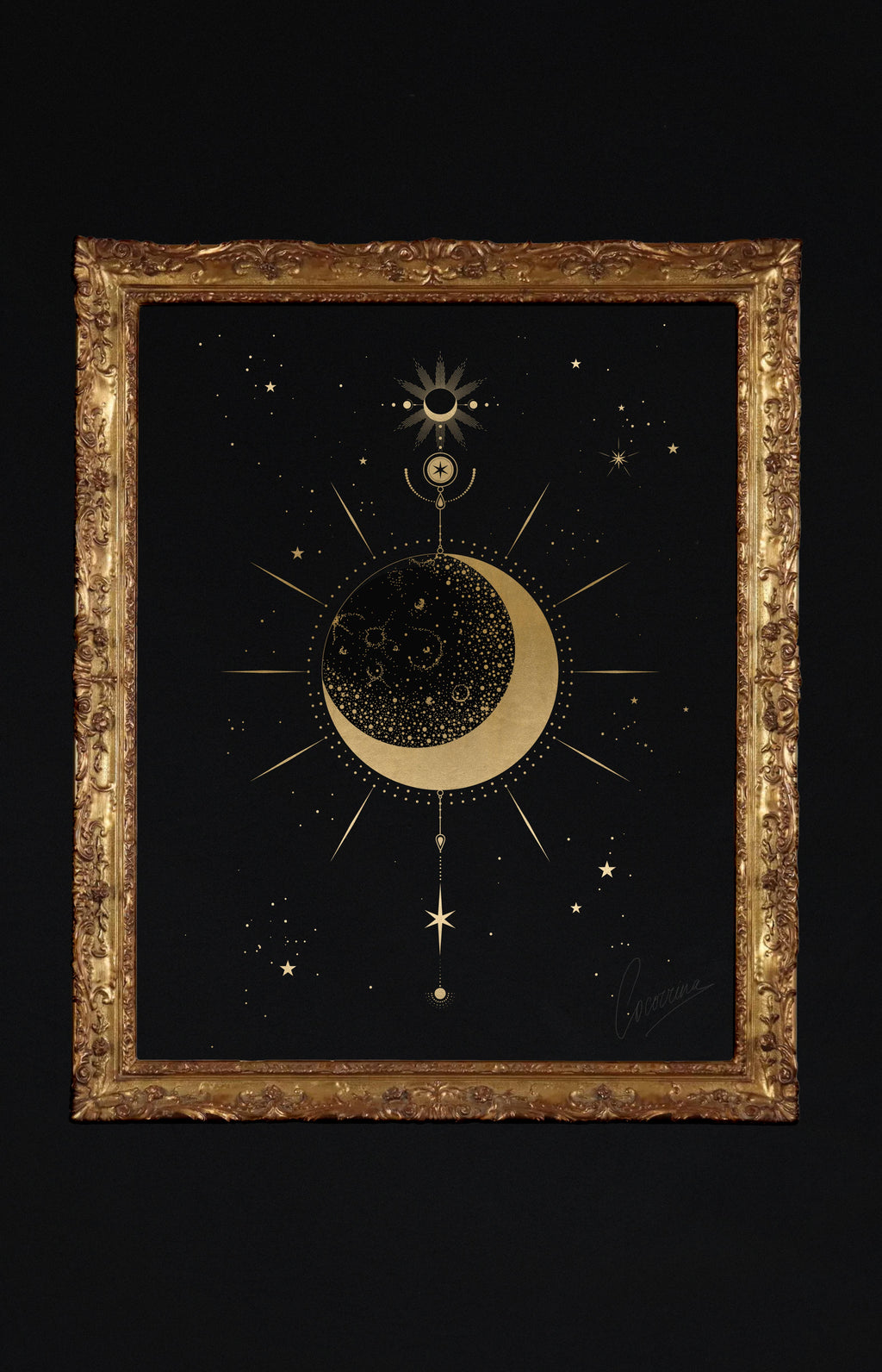 The Moon - Printable Art Cocorrina