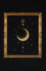 The Moon - Printable Art Cocorrina