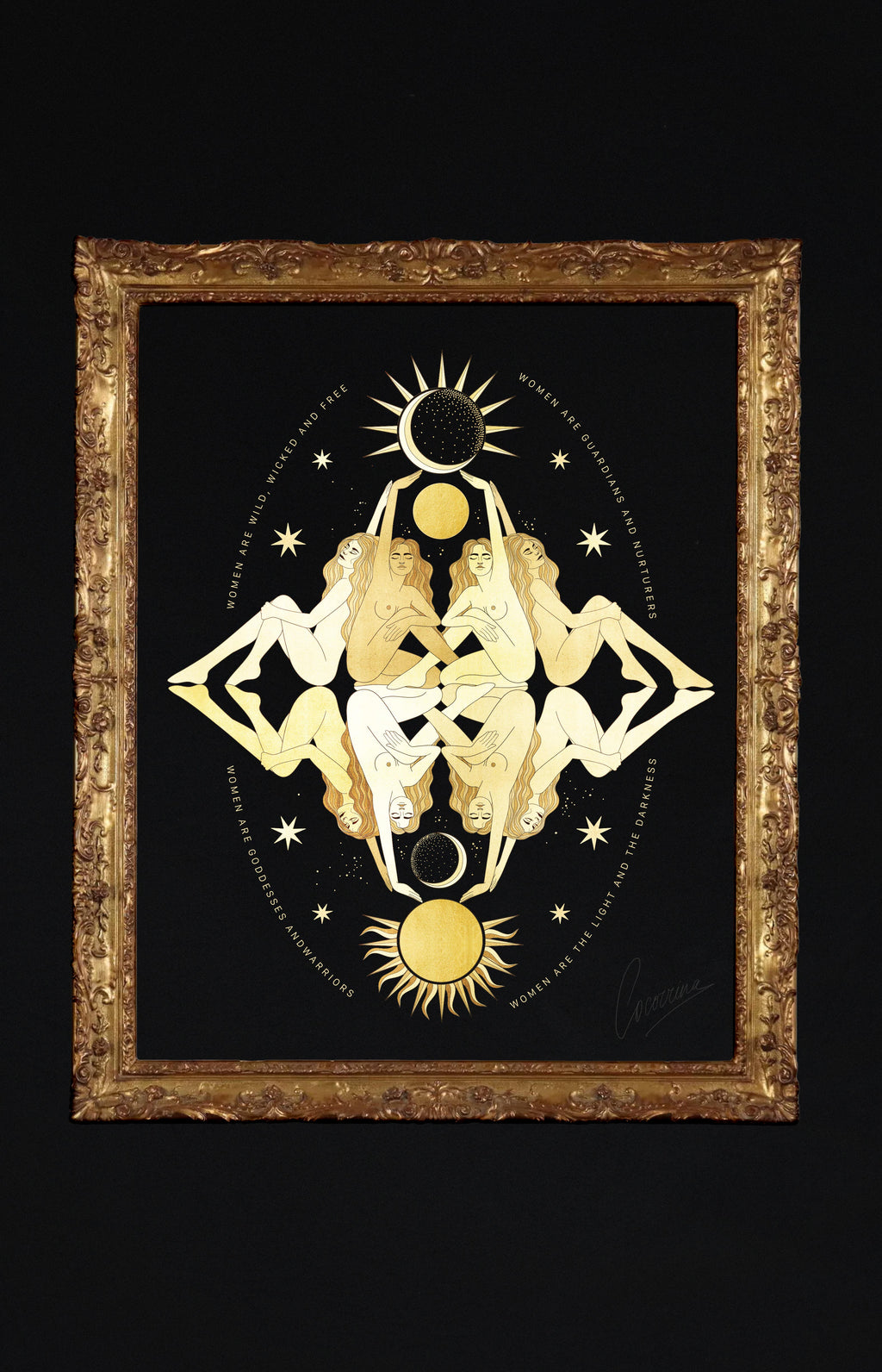 Female Totem Printable Art Cocorrina