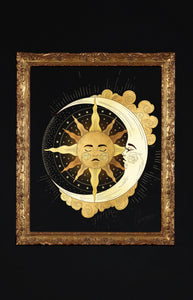 The Moon Glows Printable Art Cocorrina