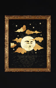 Moon Watching over us Printable Art