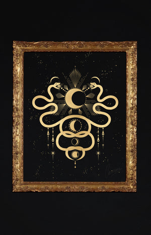 Twin Flame Snakes Printable Art Cocorrina