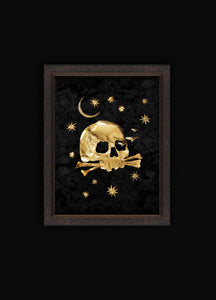 Gilded Skull Medium 10 - Brass Legacy