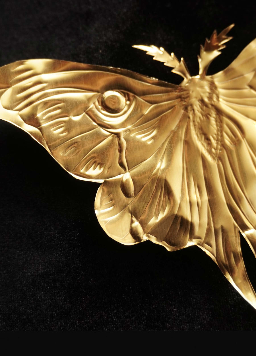 Moon Moth Large - Large Brass Legacy
