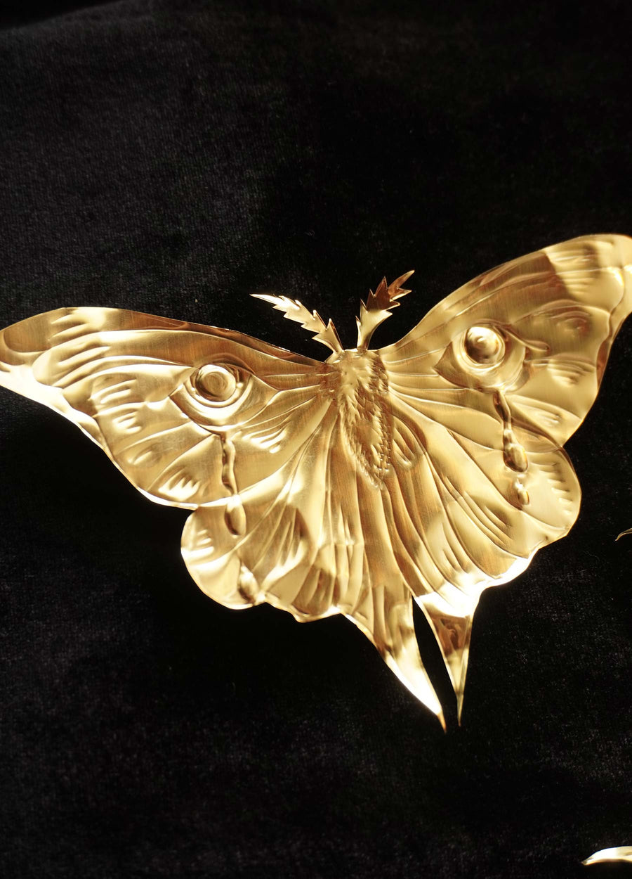 Moon Moth Large - Large Brass Legacy