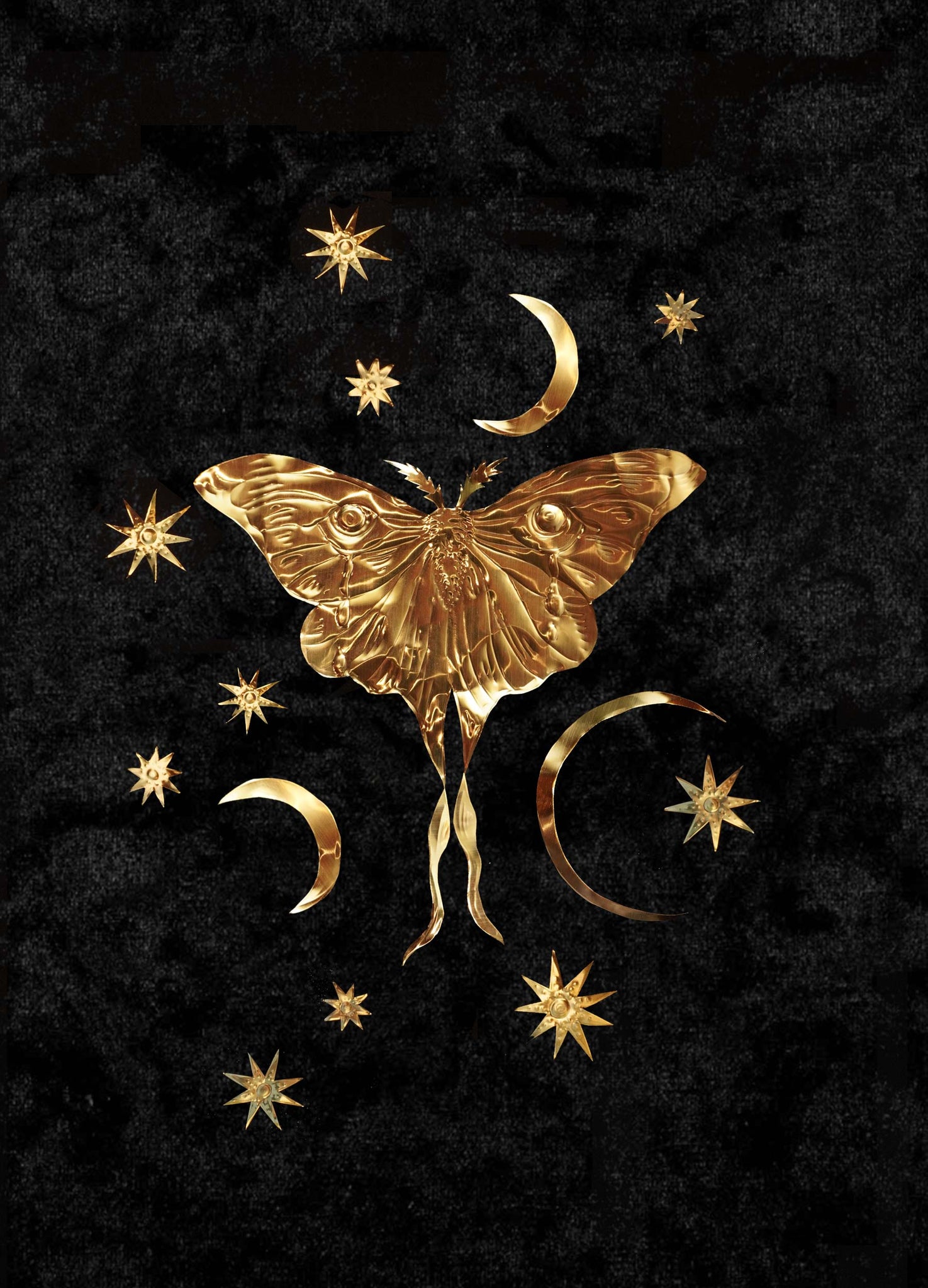 Moon Moth Large - Brass Legacy