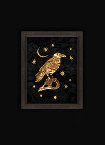 Crow and Skull Medium - Brass Legacy