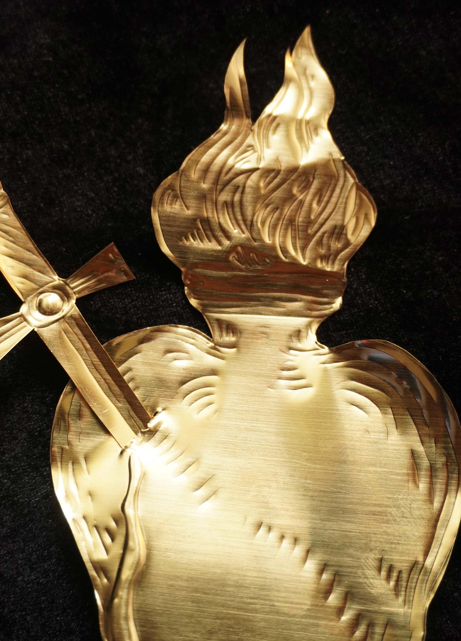 Sacred Heart Medium - Brass Legacy