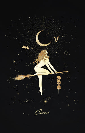 Death Witch Art Print Cocorrina