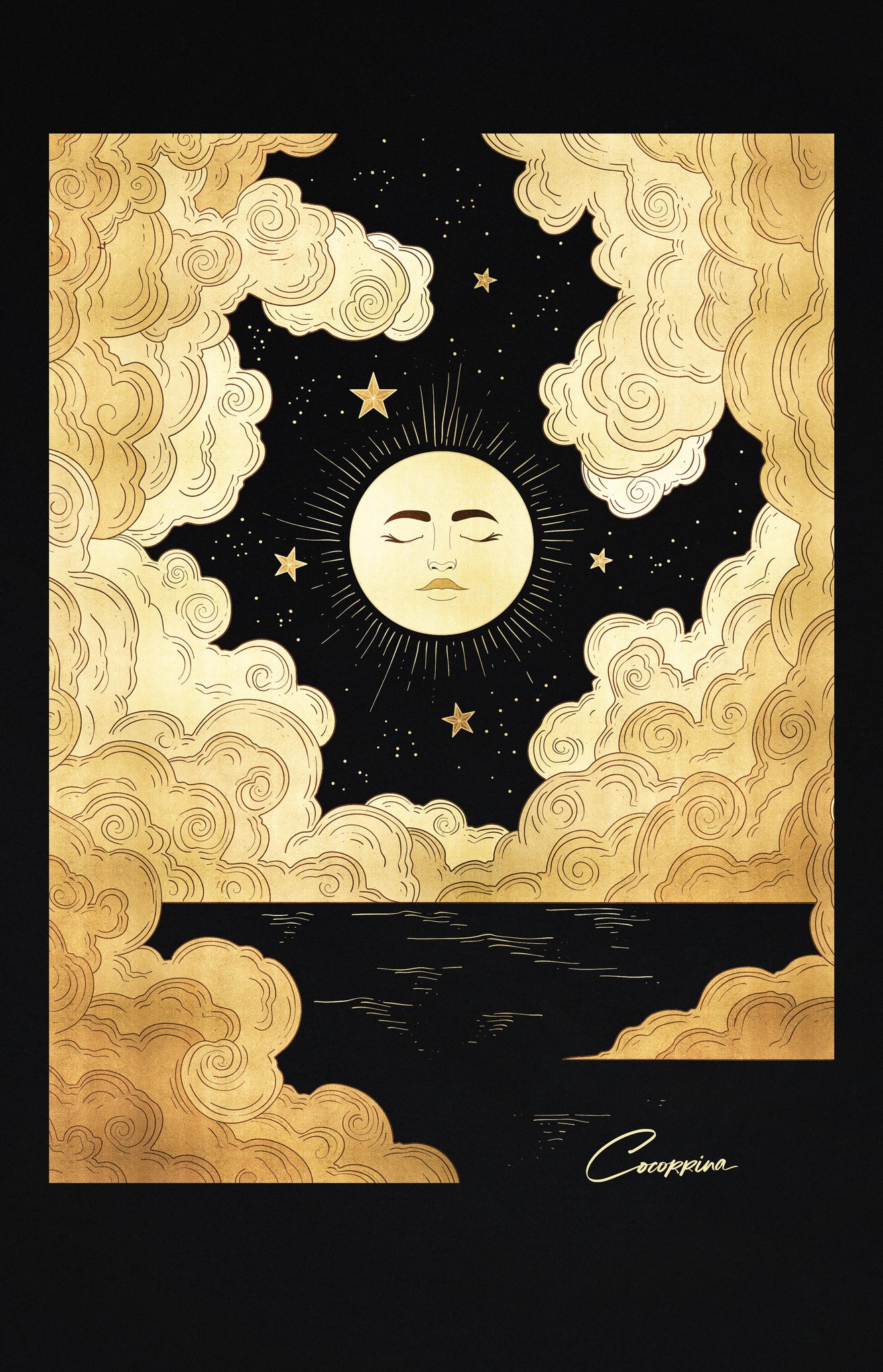 Moon Glow Printable Art Cocorrina