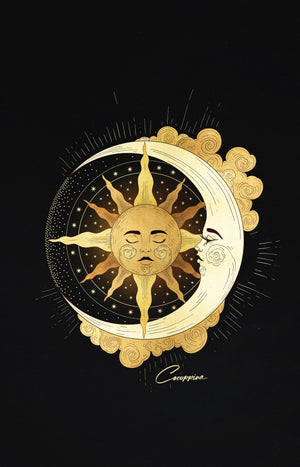 The Moon Glows Printable Art Cocorrina
