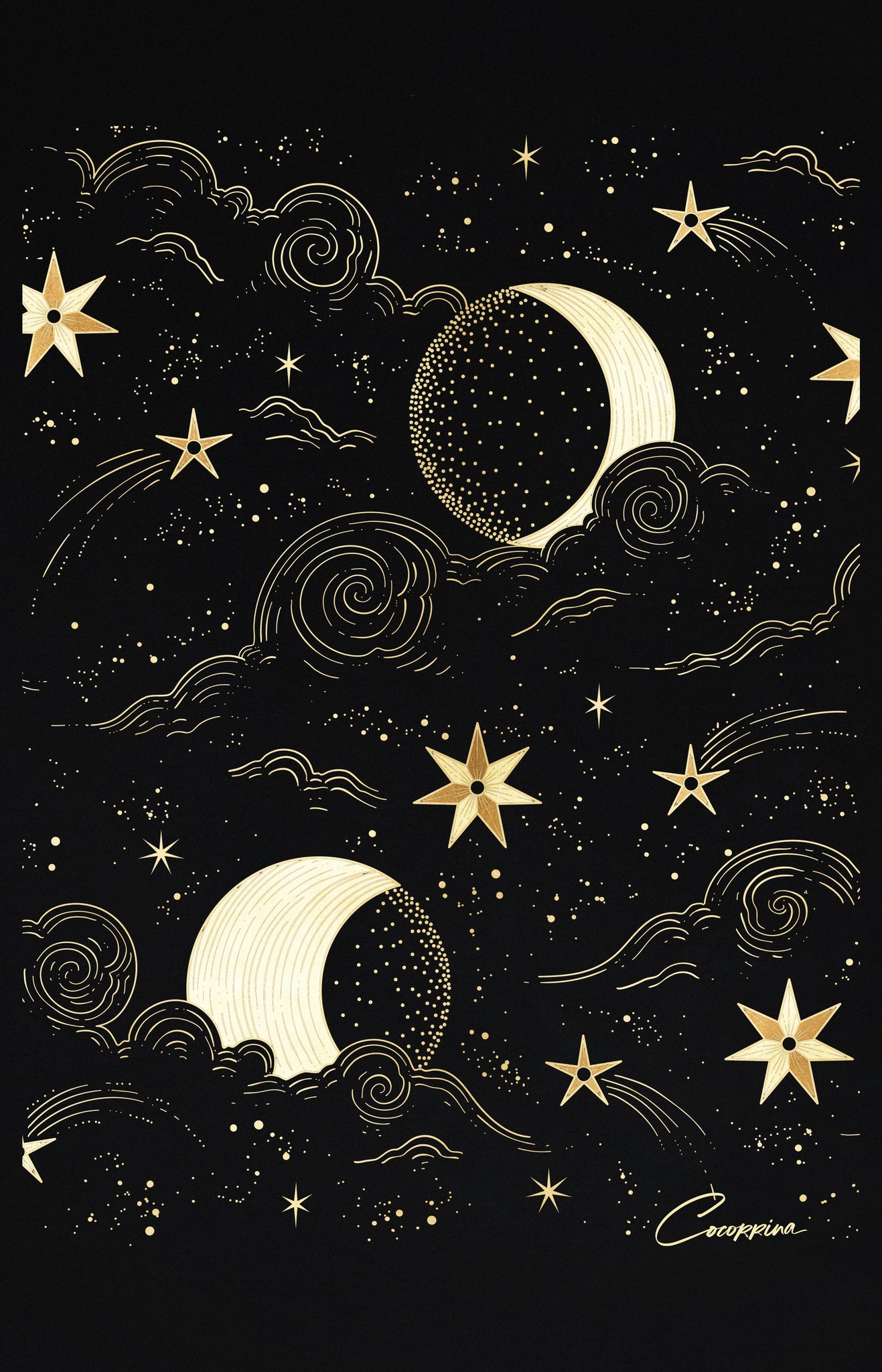 Moon Magic Printable Art Cocorrina