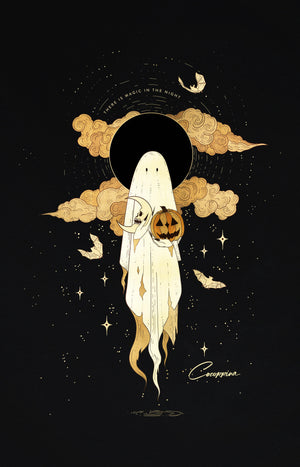 Samhain Ghost Printable Art Cocorrina