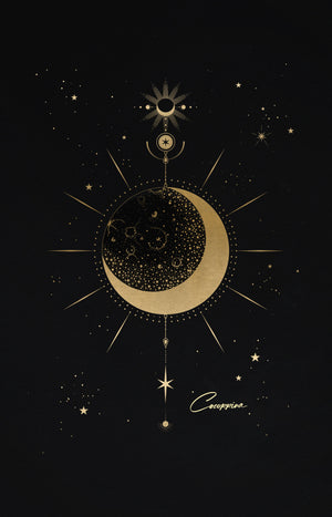The Moon - Printable Art Cocorrina