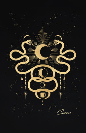 Twin Flame Snakes Printable Art Cocorrina