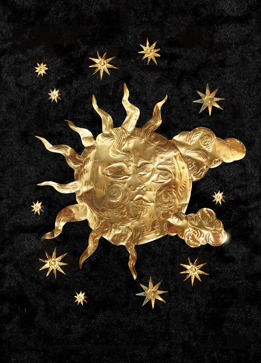 The Lovers: Sun and Moon - Large Brass Legacy