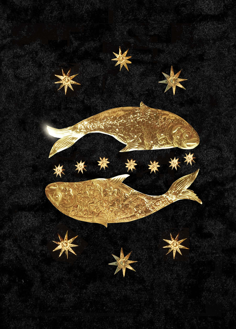 Pisces - Large Brass Legacy