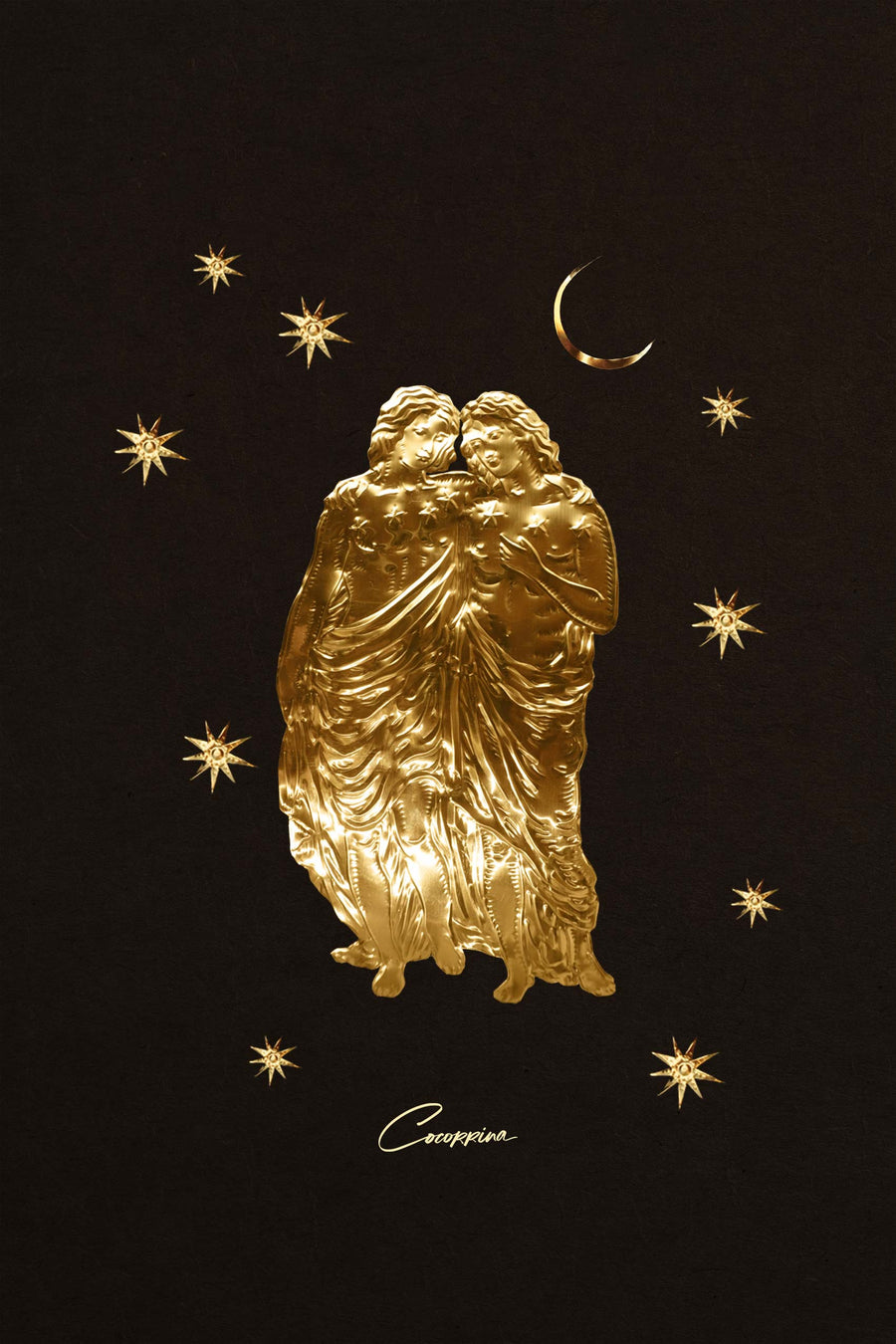 Gemini - Large Brass Legacy