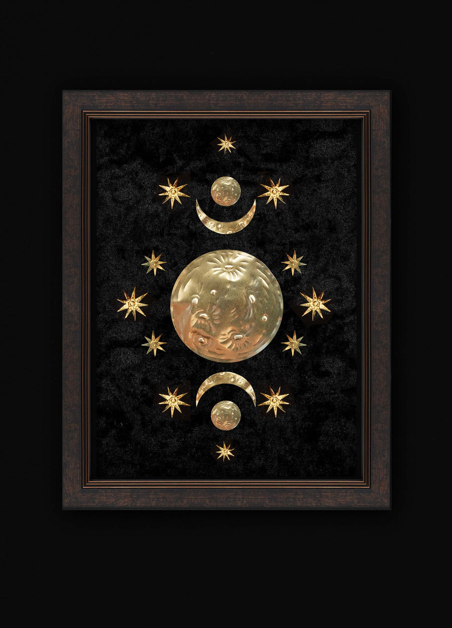 Moon Phases - Large Brass Legacy