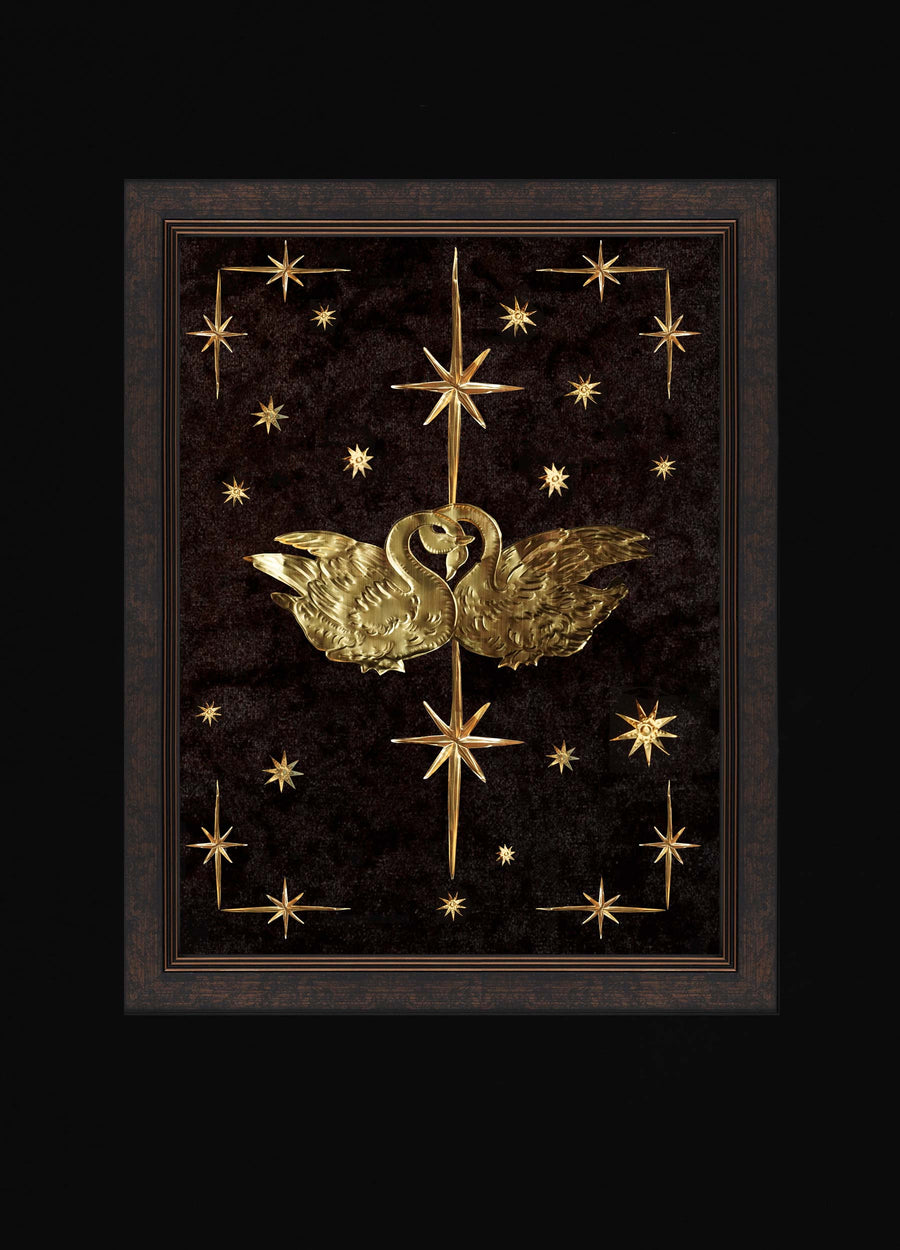 Swans - Large Brass Legacy