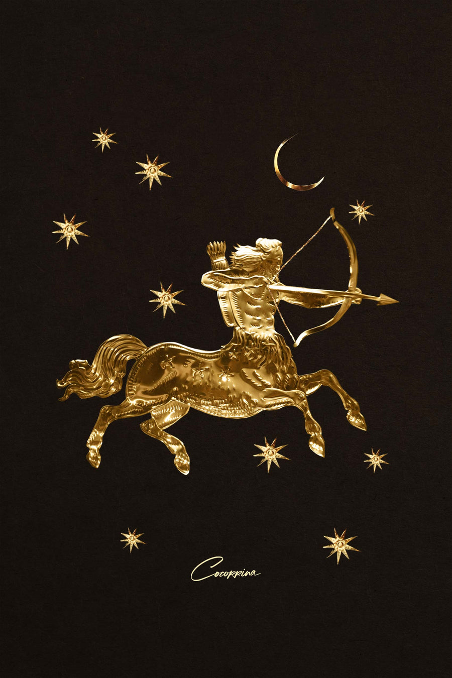 Sagittarius - Large Brass Legacy
