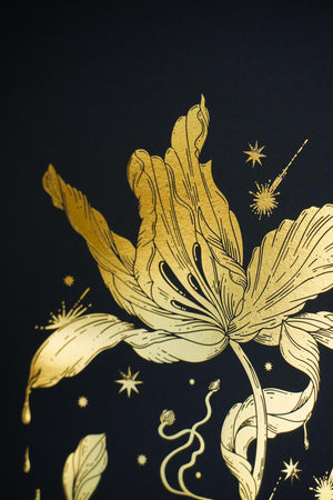 Cosmic Tulip Art Print