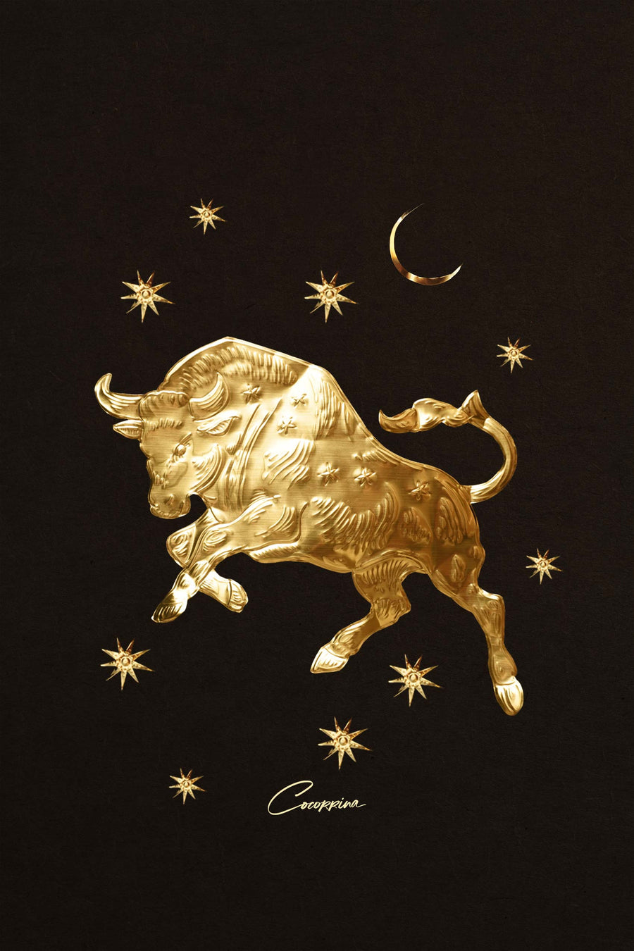 Taurus - Large Brass Legacy