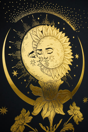 Sun and Moon Daffodil Art Print