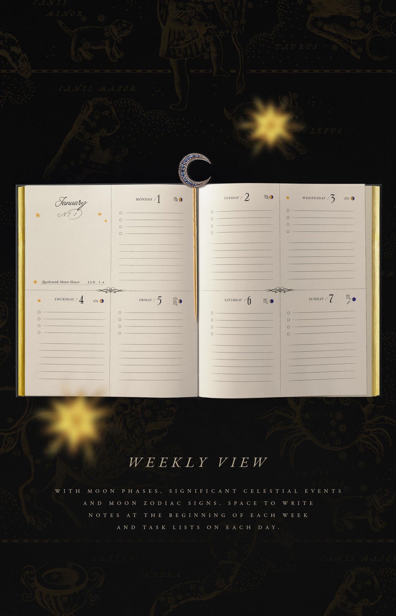 Astrea 2024 Astronomical planner by Cocorrina
