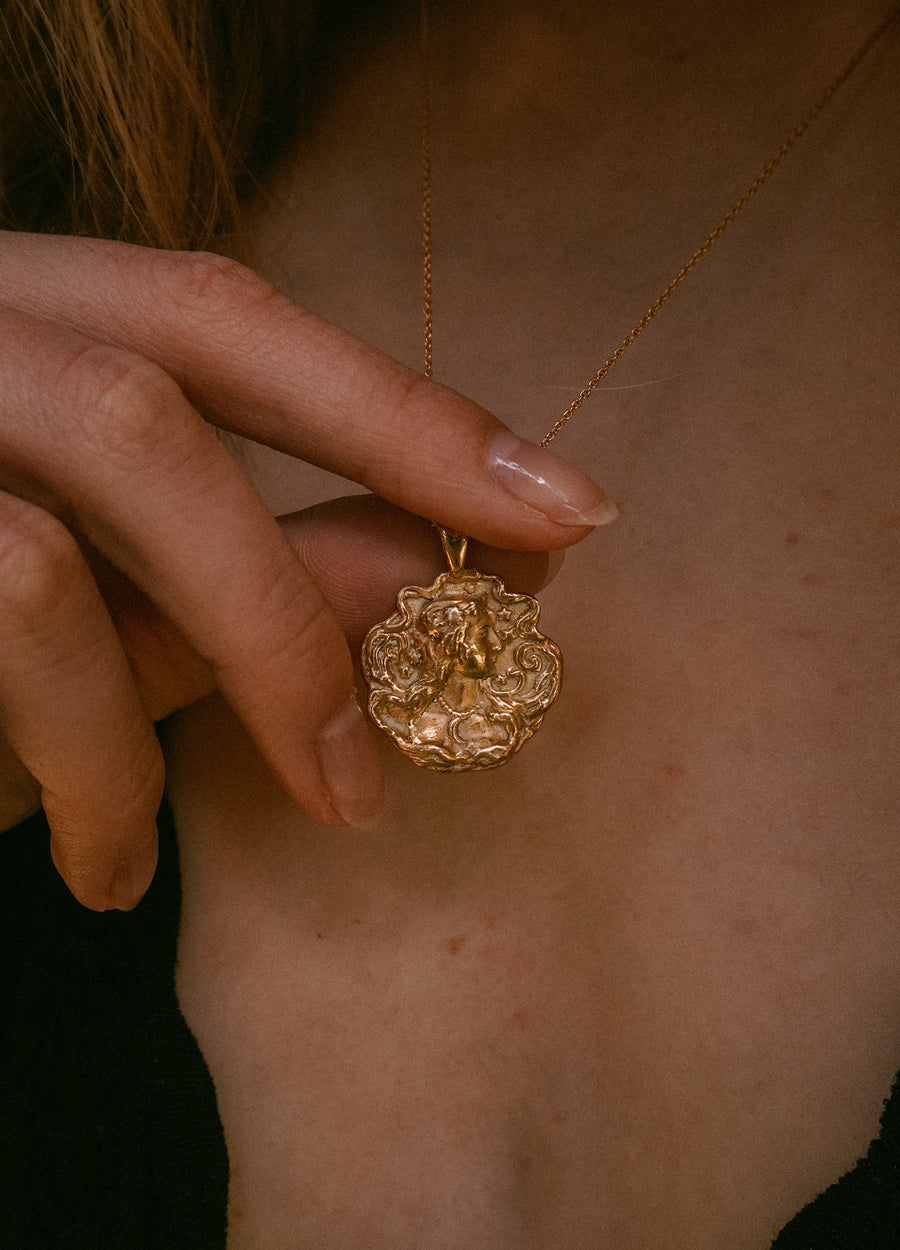 Astrea Goddess 18k Gold Vermeil Necklace