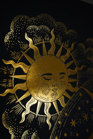 Sun and Moon The World Art Print