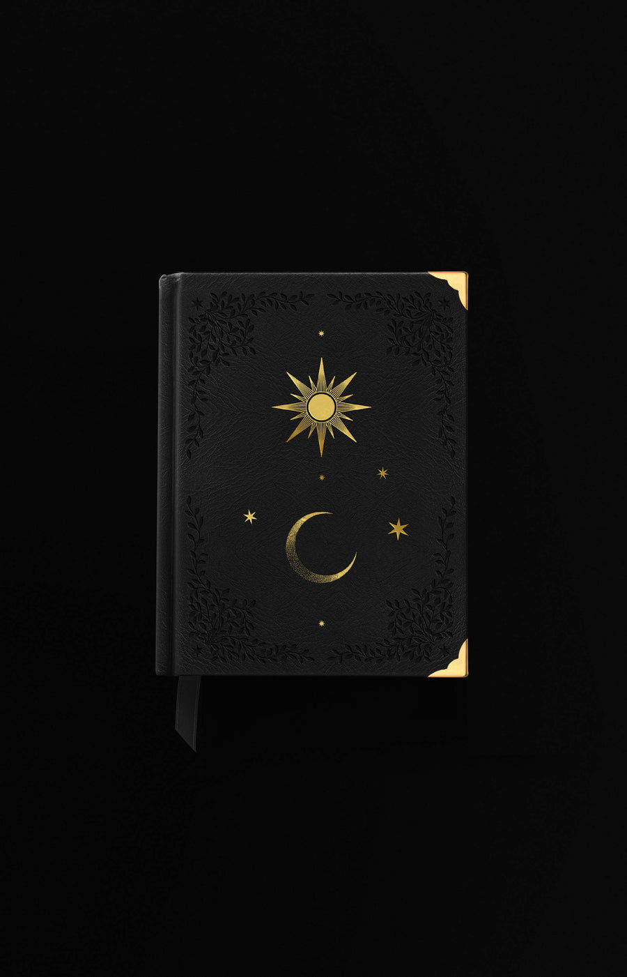 Sun & Moon Blank Book Journal - Heirloom Black