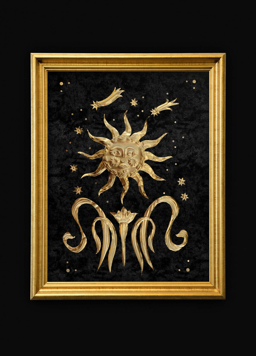 The Blooming Sun 03 - Large Brass Legacy Art