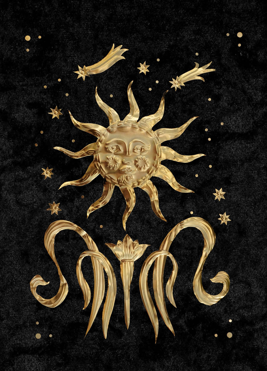 The Blooming Sun 03 - Large Brass Legacy Art