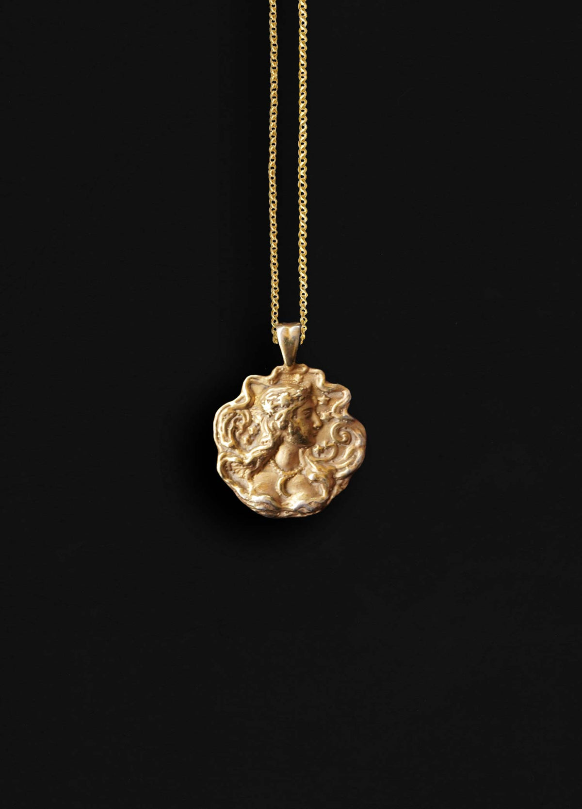 Astrea Goddess 18k Gold Vermeil Necklace